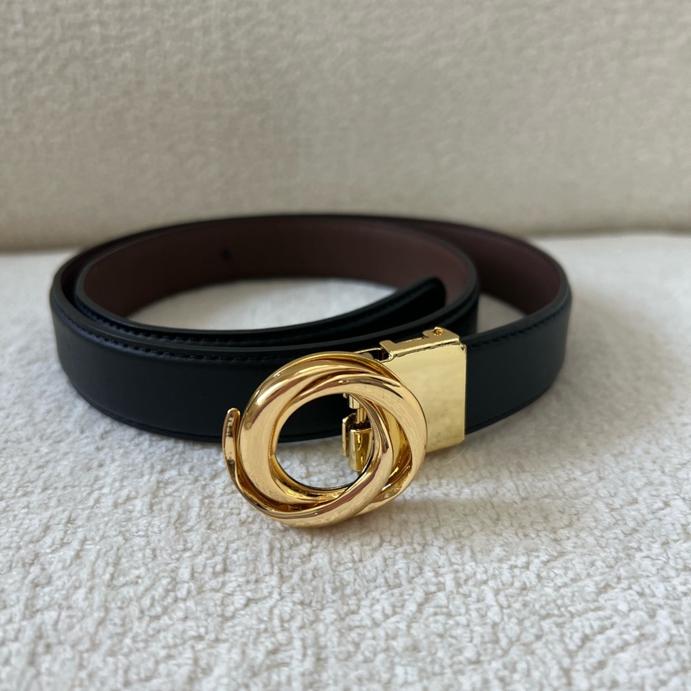 Leather belt